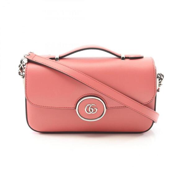 GUCCI Pink Leather Shoulder Bag - Picture 1 of 8